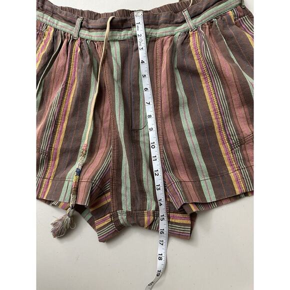 Striped Multicolor Women's Shorts - Picture 10 of 10